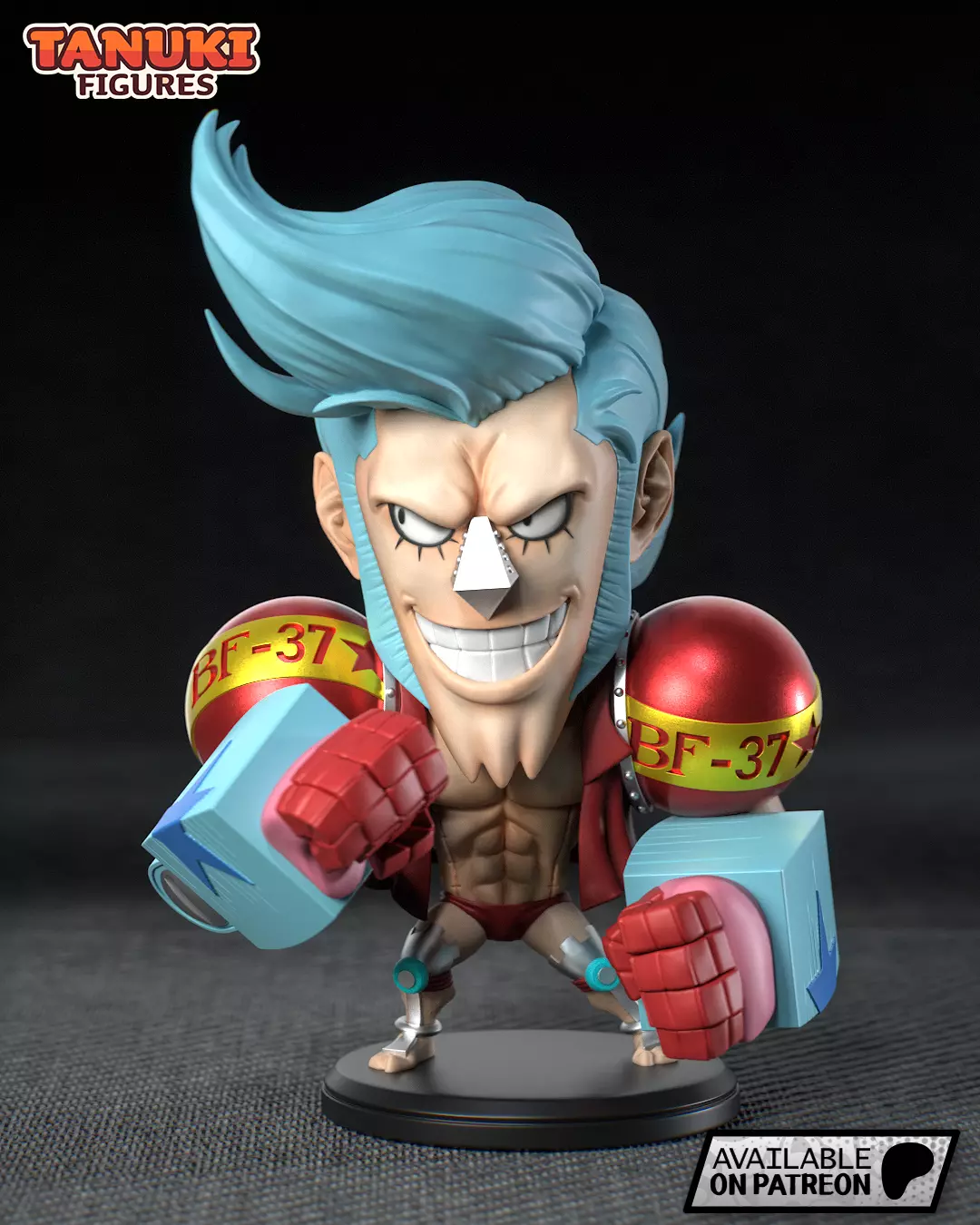 Franky - One Piece - Chibi 3D print model_0