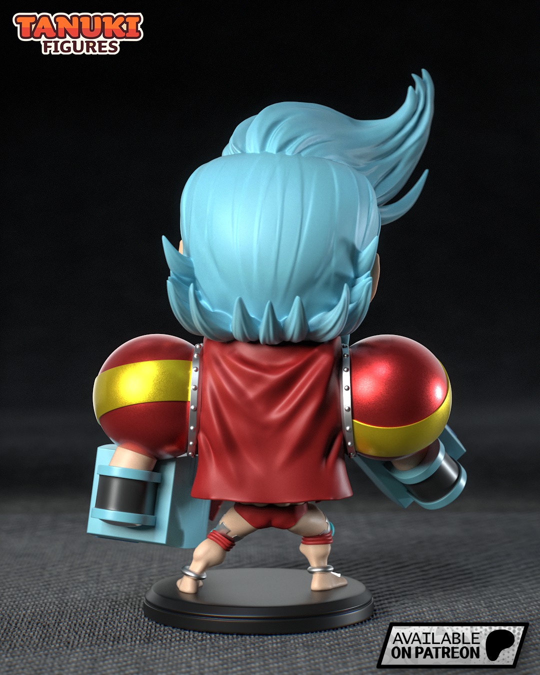 Franky - One Piece - Chibi 3D print model_3