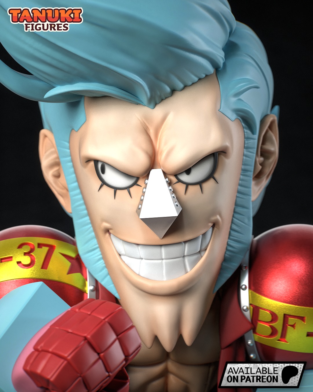 Franky - One Piece - Chibi 3D print model_1