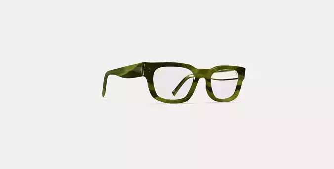 Herman Eyeglasses in Striped Artichoke