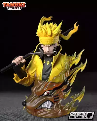Naruto Six Paths Sage - Bust 3D print model