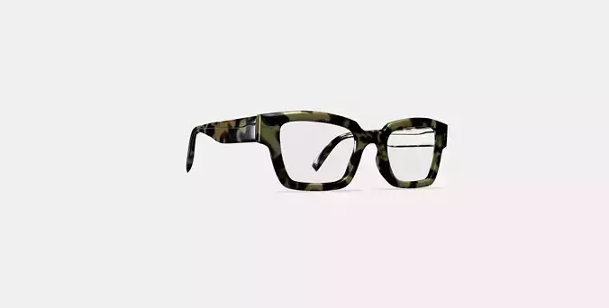 Latrell Eyeglasses in Marzipan Tortoise