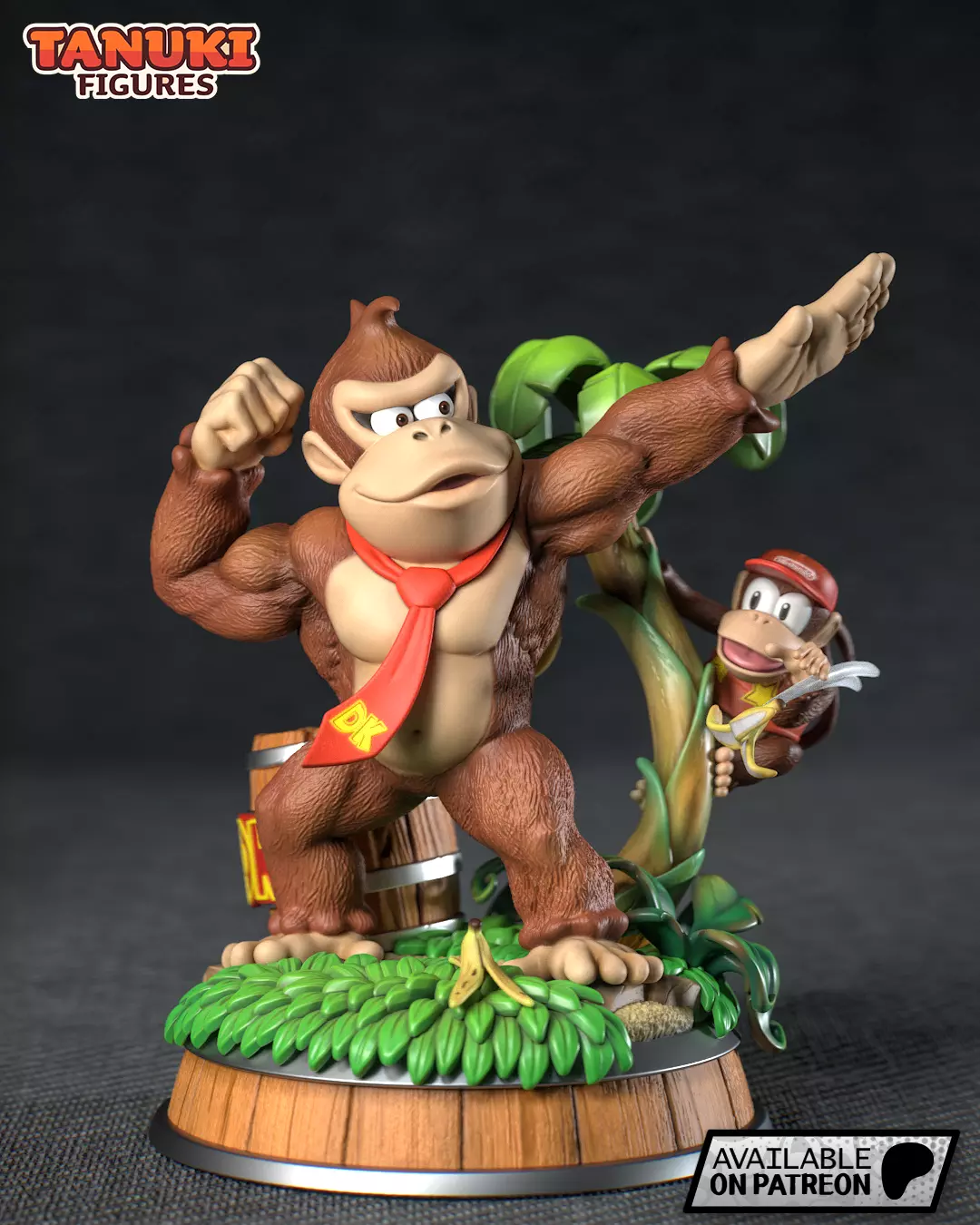 Donkey Kong - Diorama 3D print model_0