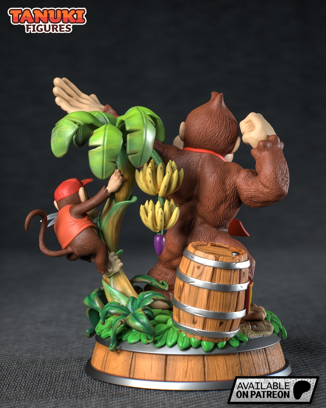 Donkey Kong - Diorama 3D print model_3