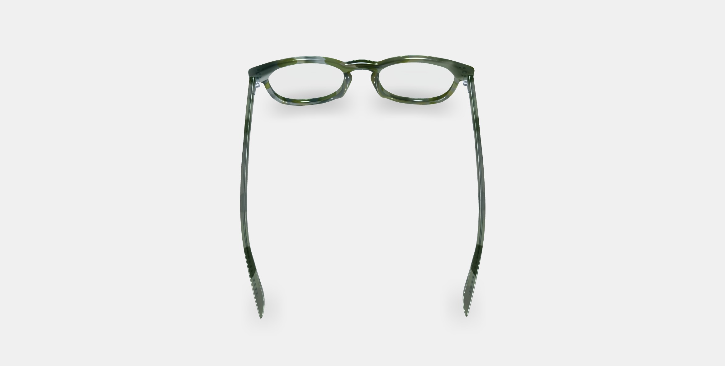 Malik Eyeglasses in Striped Cypress 3D model_2
