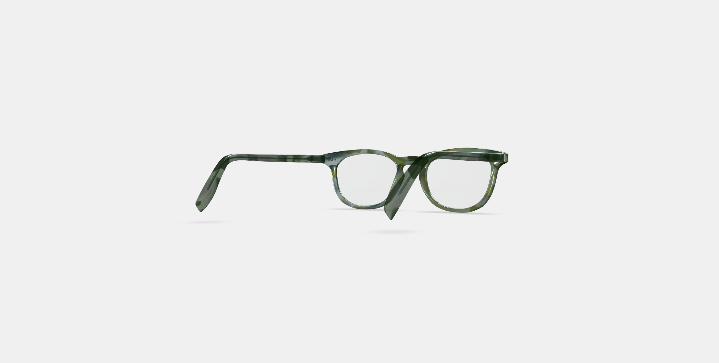 Malik Eyeglasses in Striped Cypress 3D model_4