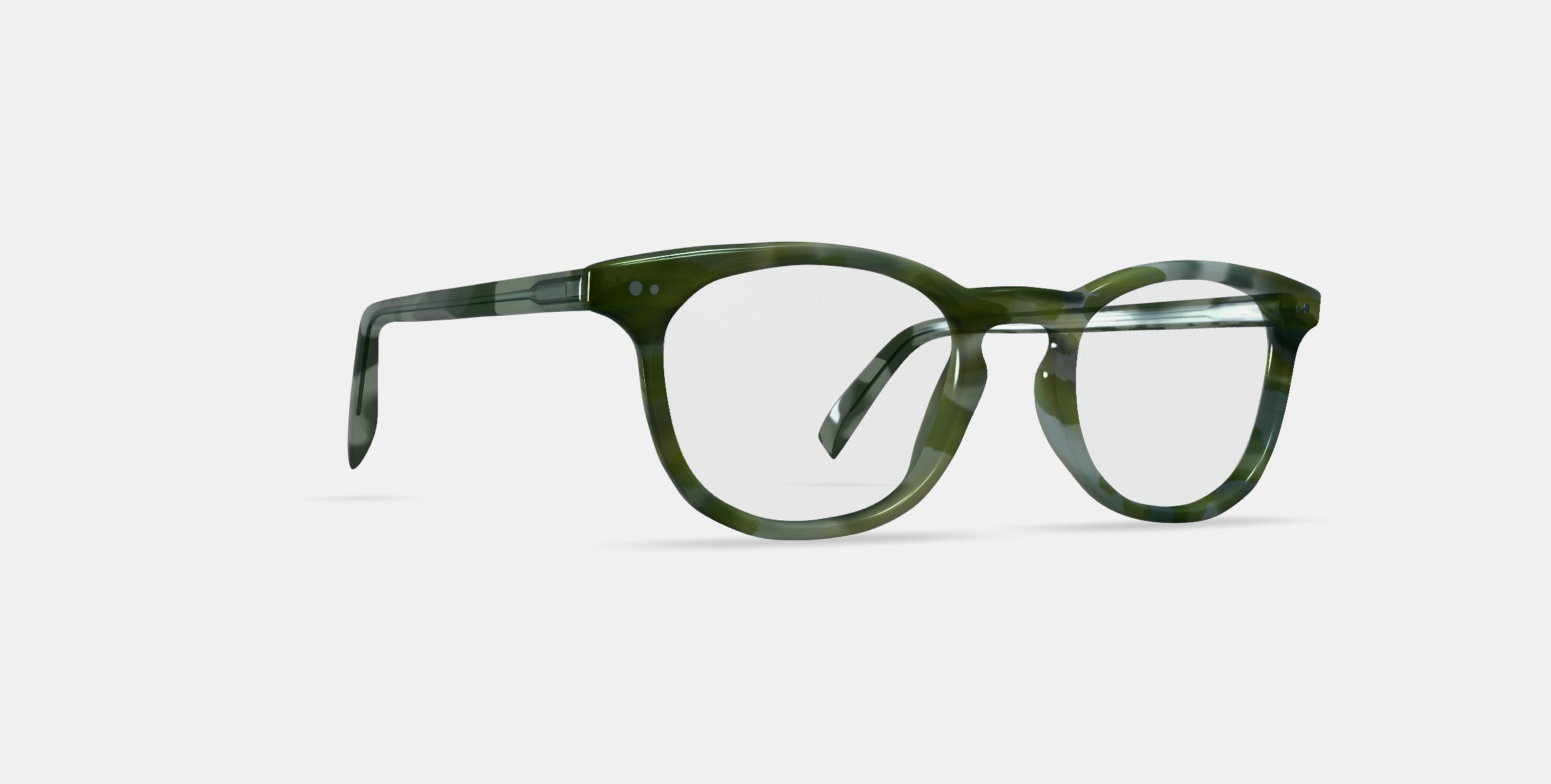 Malik Eyeglasses in Striped Cypress 3D model_9