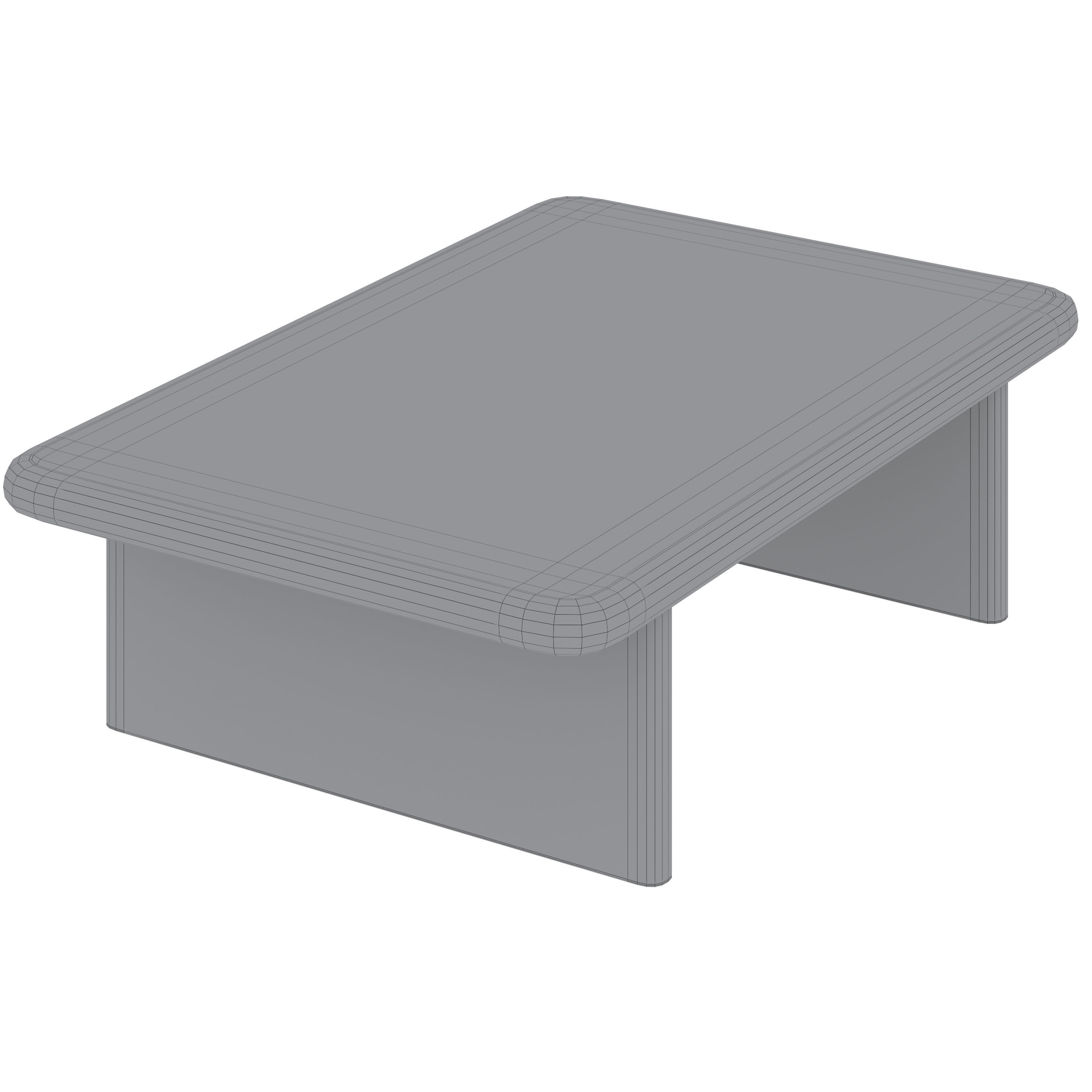 Coffee table Curva by LA REDOUTE INTERIEURS 3D model_2