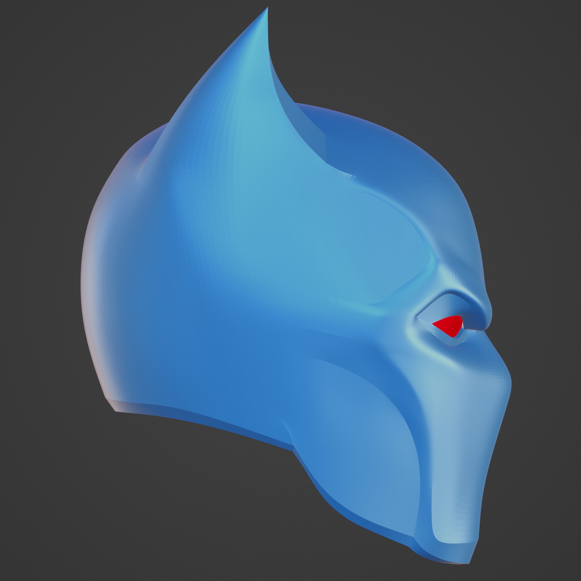 1993 Azrael Batman Mark 1 Cowl Helmet 3D Printable Model 3D print model_2