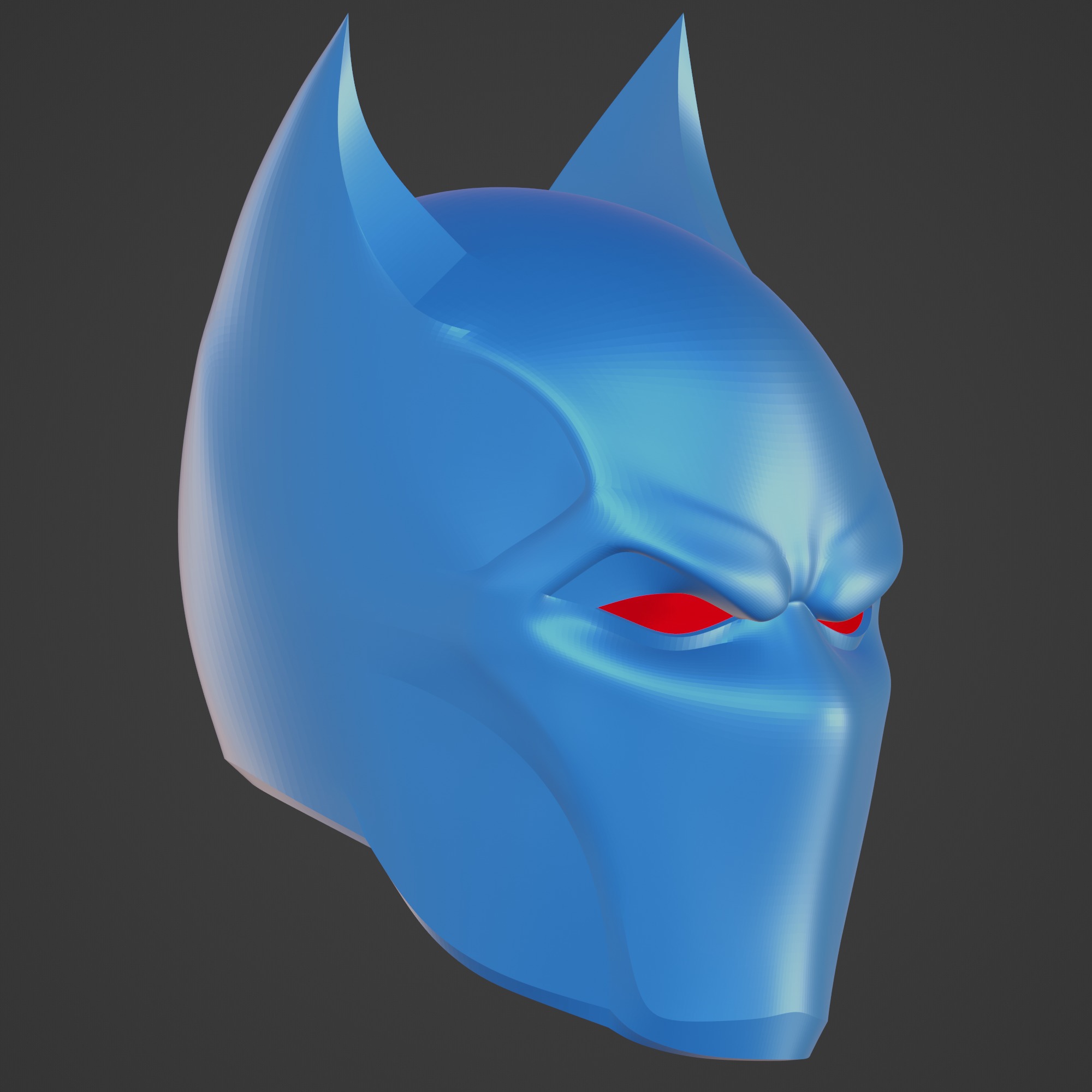 1993 Azrael Batman Mark 1 Cowl Helmet 3D Printable Model 3D print model_1