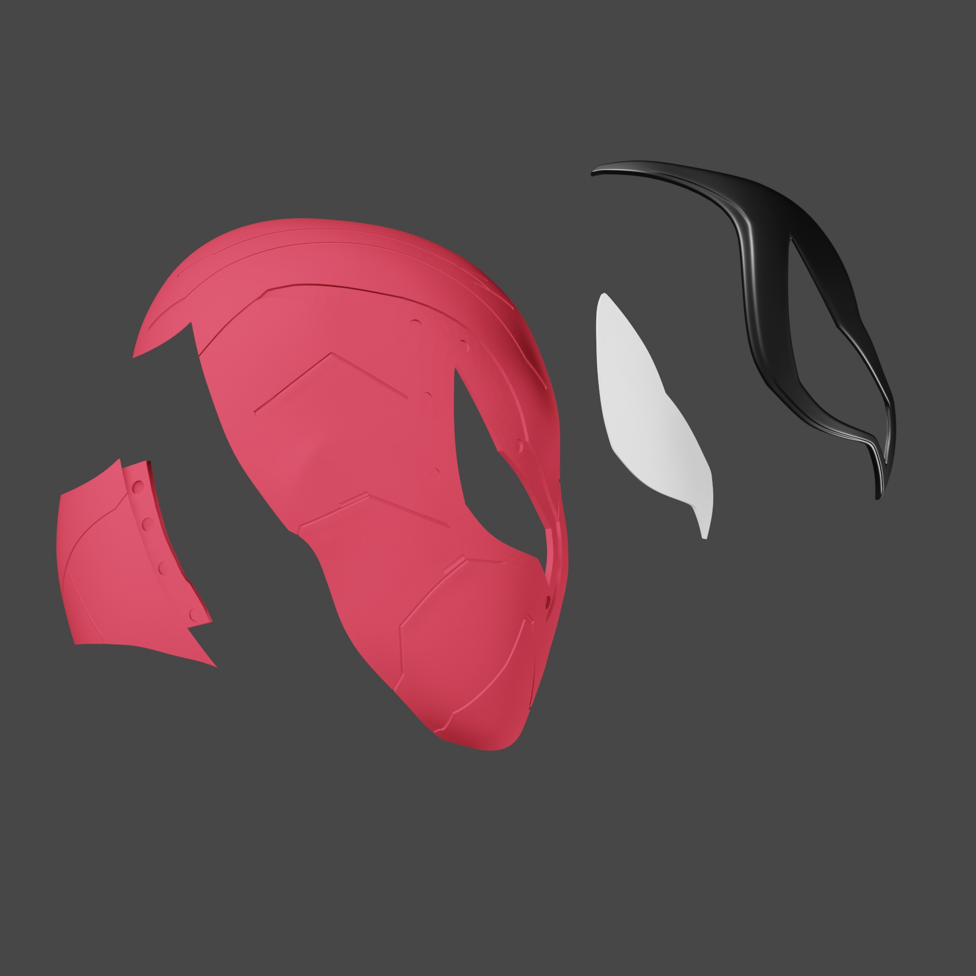 Spider-Man Zero Fortnite Helmet 3D Printable Model 3D print model_9