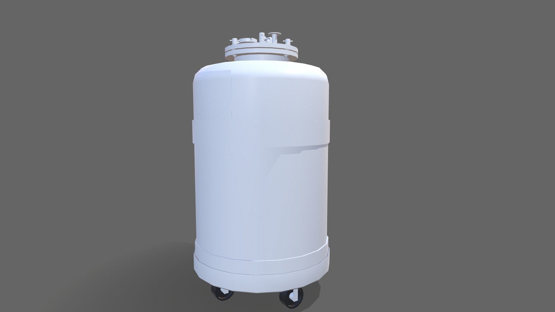 Vessel Low-poly 3D model_3