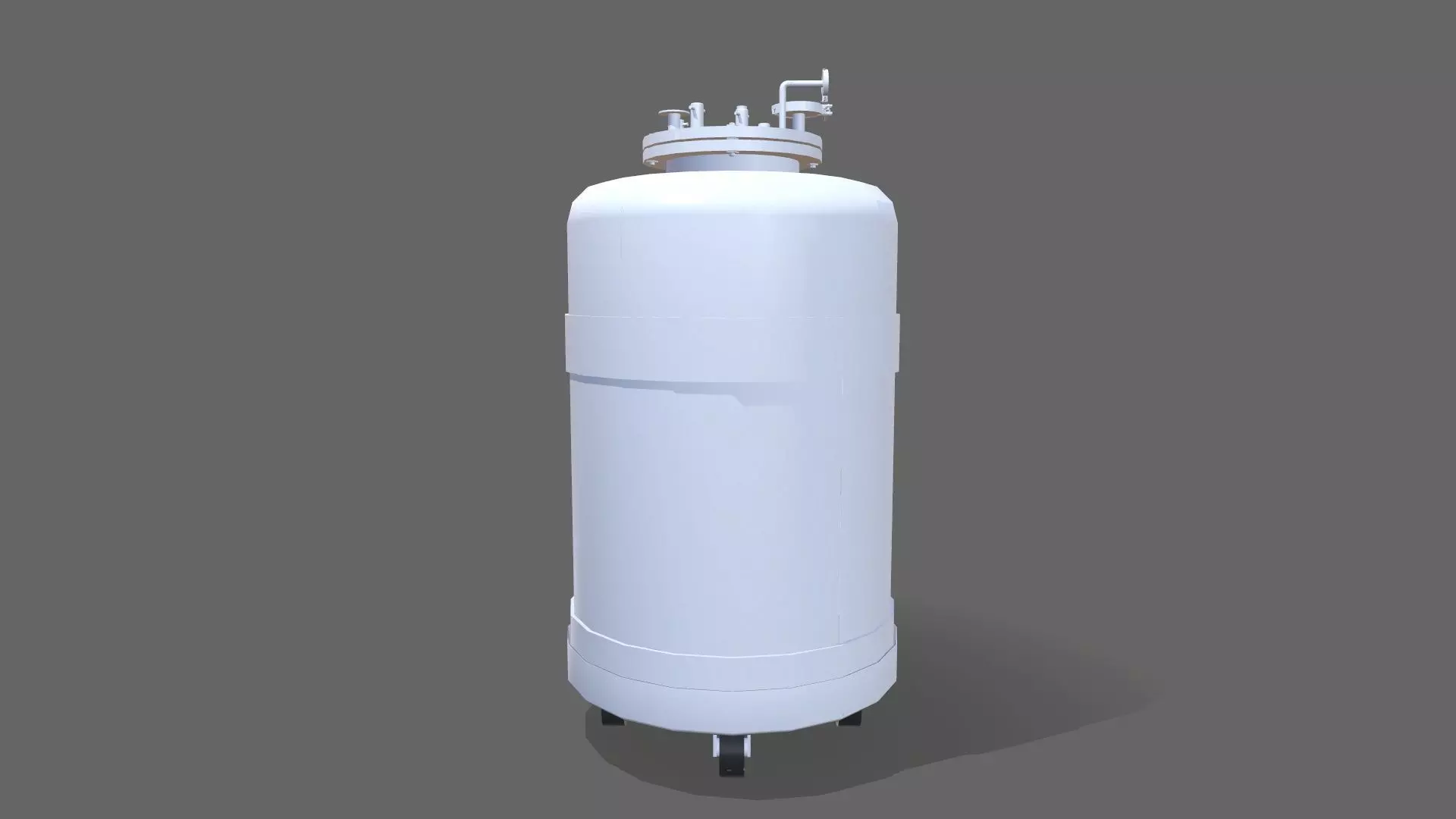Vessel Low-poly 3D model_0