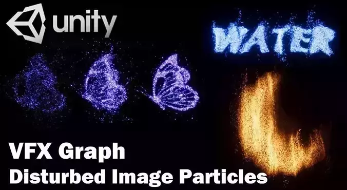 Unity VFX Graph - Disturbed Image Particles 3D model