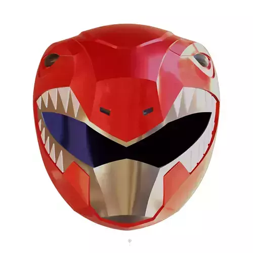 Red Turtle Ranger Helmet 3D Printable Model 3D print model