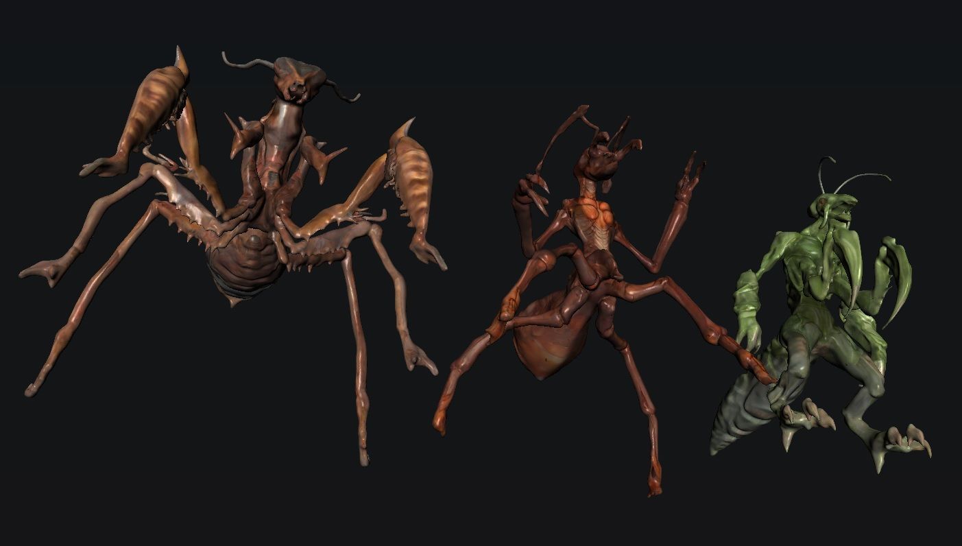Creature Monsters 3D model_2