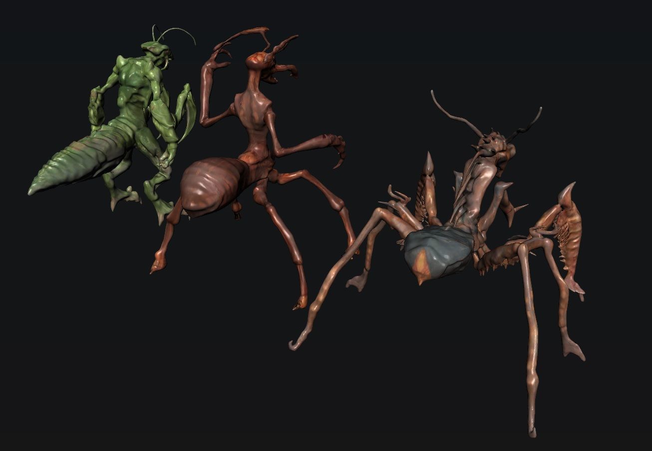 Creature Monsters 3D model_1