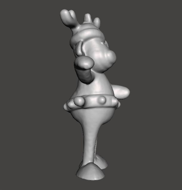 RUDOLPH REINDEER COCA COLA CHRISTMAS PROMOTIONAL FIGURE ORNAMENT 3D print model_5