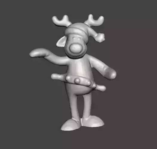 RUDOLPH REINDEER COCA COLA CHRISTMAS PROMOTIONAL FIGURE ORNAMENT 3D print model