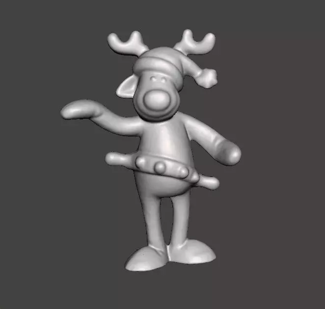 RUDOLPH REINDEER COCA COLA CHRISTMAS PROMOTIONAL FIGURE ORNAMENT 3D print model_0