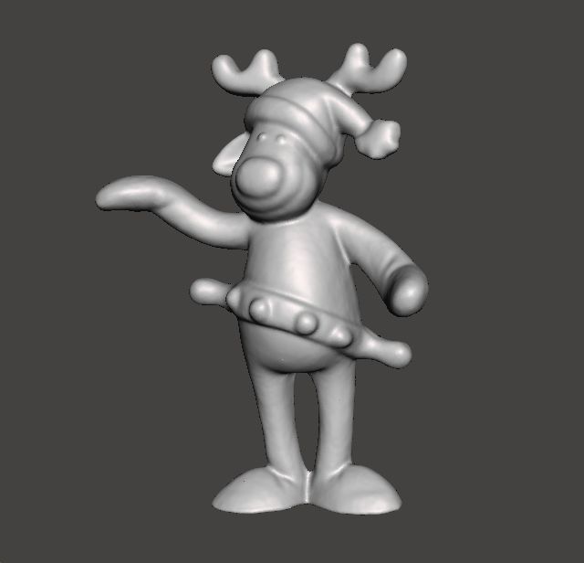 RUDOLPH REINDEER COCA COLA CHRISTMAS PROMOTIONAL FIGURE ORNAMENT 3D print model_2