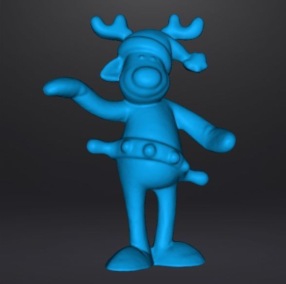 RUDOLPH REINDEER COCA COLA CHRISTMAS PROMOTIONAL FIGURE ORNAMENT 3D print model_9