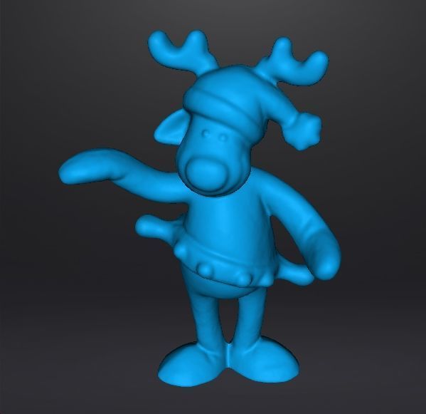 RUDOLPH REINDEER COCA COLA CHRISTMAS PROMOTIONAL FIGURE ORNAMENT 3D print model_11