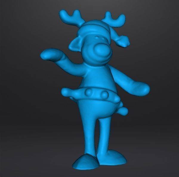 RUDOLPH REINDEER COCA COLA CHRISTMAS PROMOTIONAL FIGURE ORNAMENT 3D print model_10