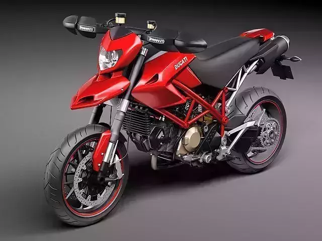 Ducati Hypermotard 1100 EVO 2011 3D Model 3D model