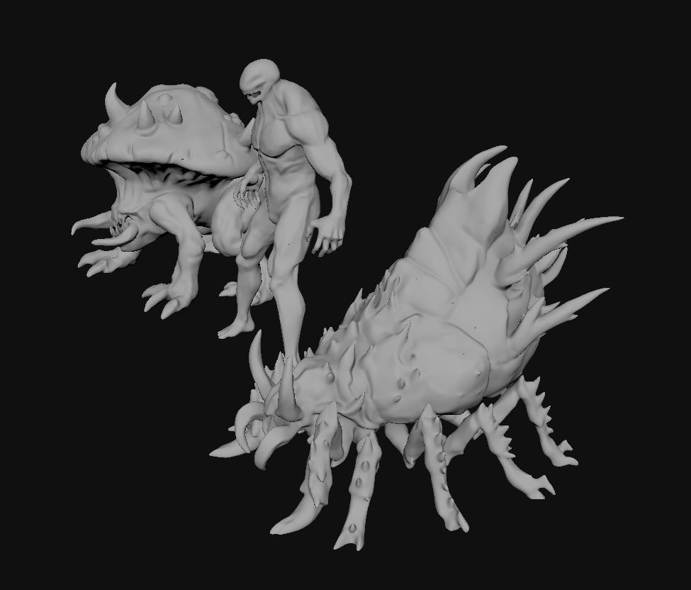 Creature Monsters 3D model_3