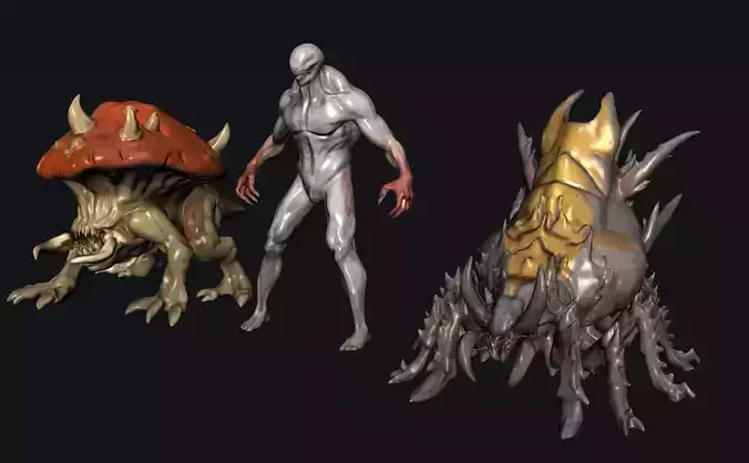 Creature Monsters 3D model