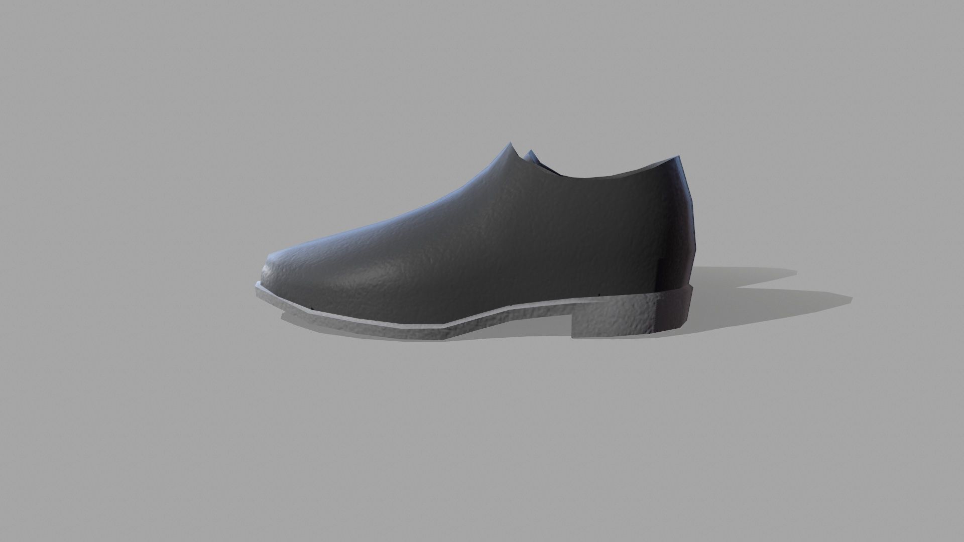 Safety Shoe Low-poly 3D model_5