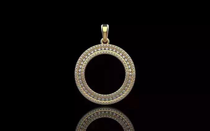 Round channel set pendant model 676