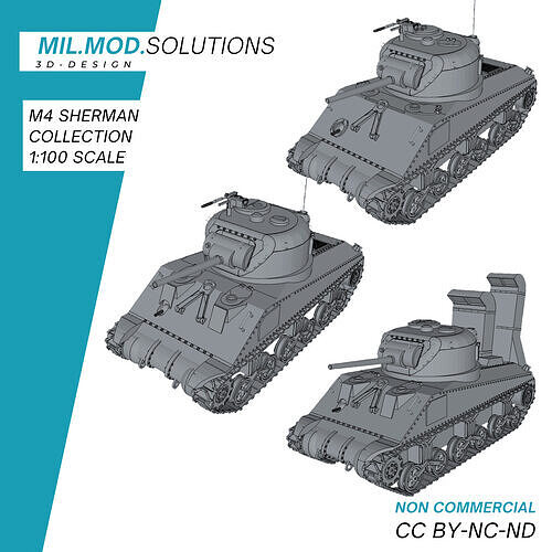 M4 Sherman Kollektion 3D print model