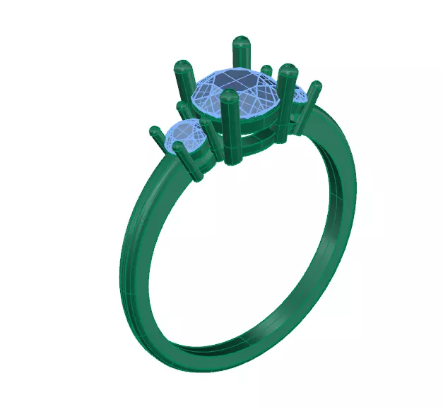 3 stone ting 3D print model_0