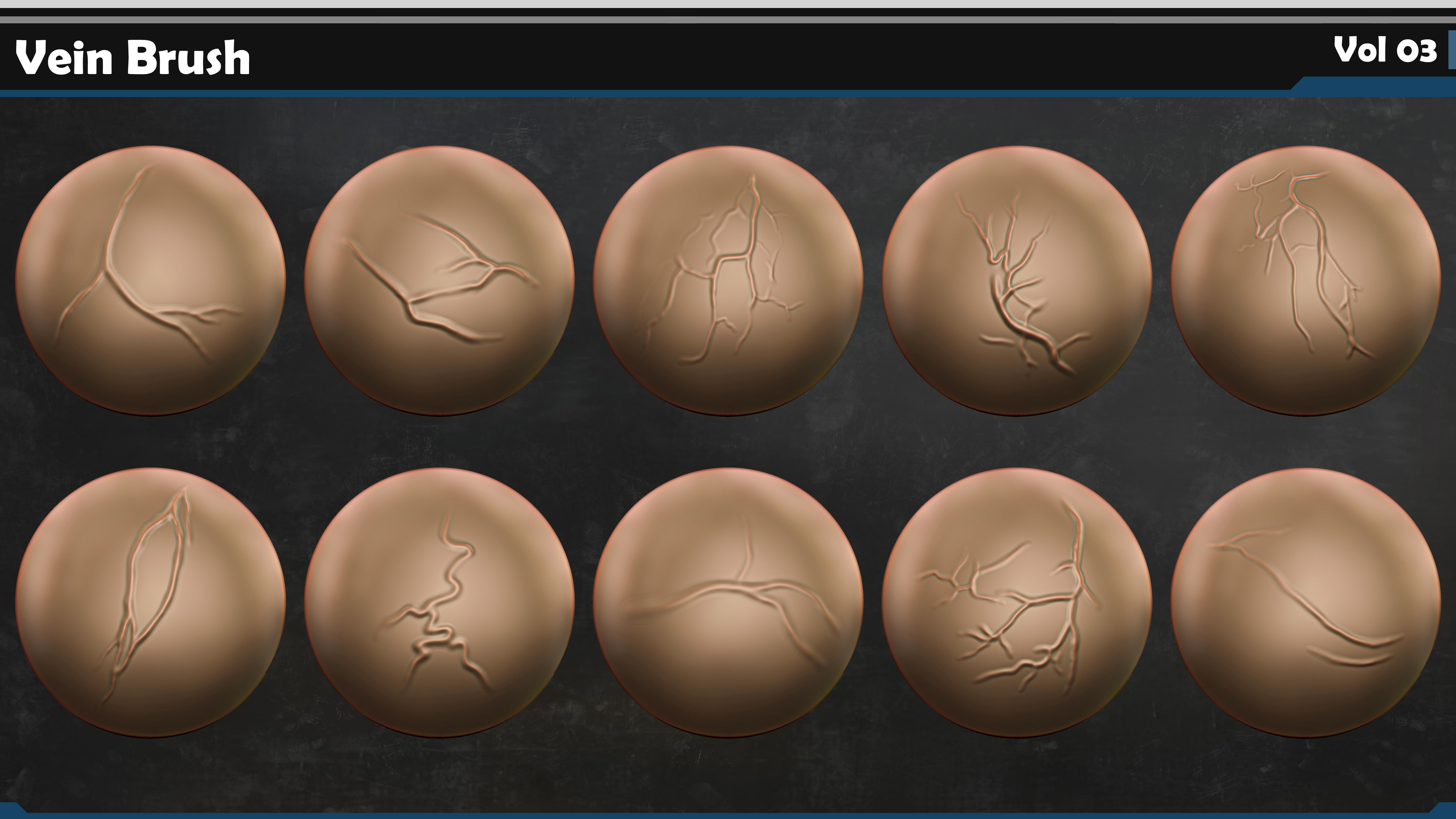 Vein VDM Brush-Alpha Vol 03 3D model_1