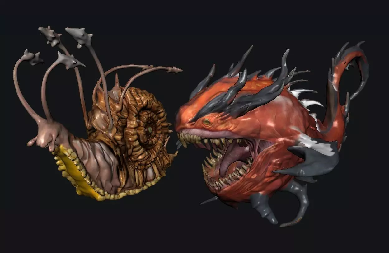 Creature Monsters 3D model_0