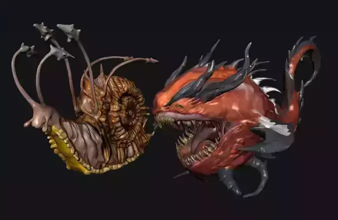 Creature Monsters 3D model