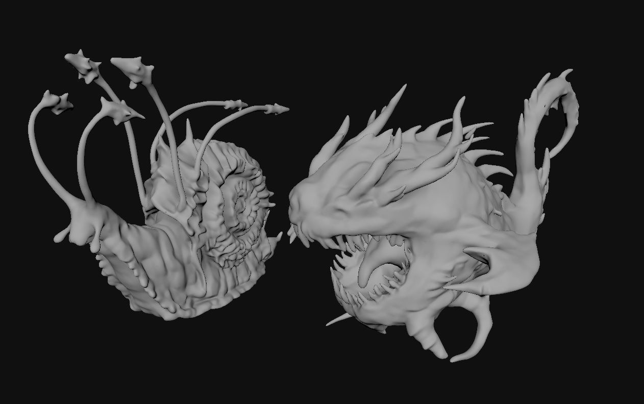 Creature Monsters 3D model_3