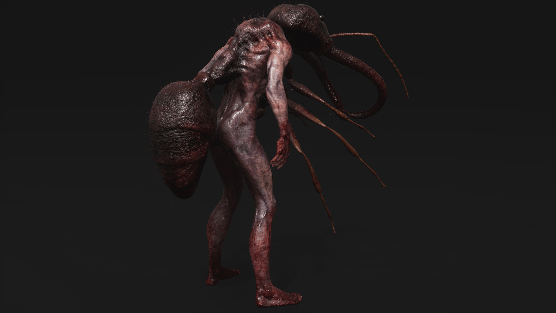 Mutant Ant - Horror Insects Collection Low-poly 3D model_15