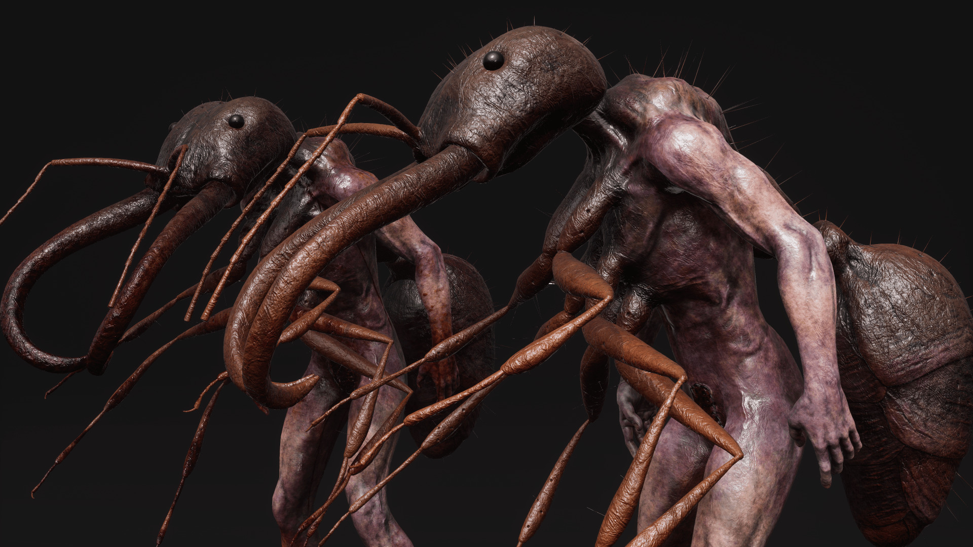 Mutant Ant - Horror Insects Collection Low-poly 3D model_24