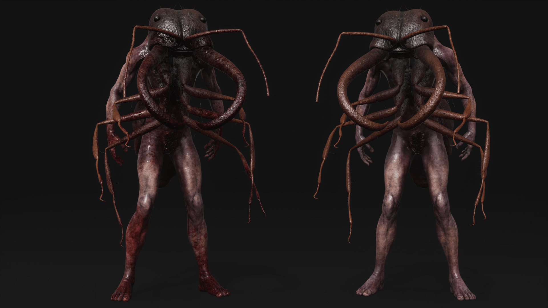 Mutant Ant - Horror Insects Collection Low-poly 3D model_23