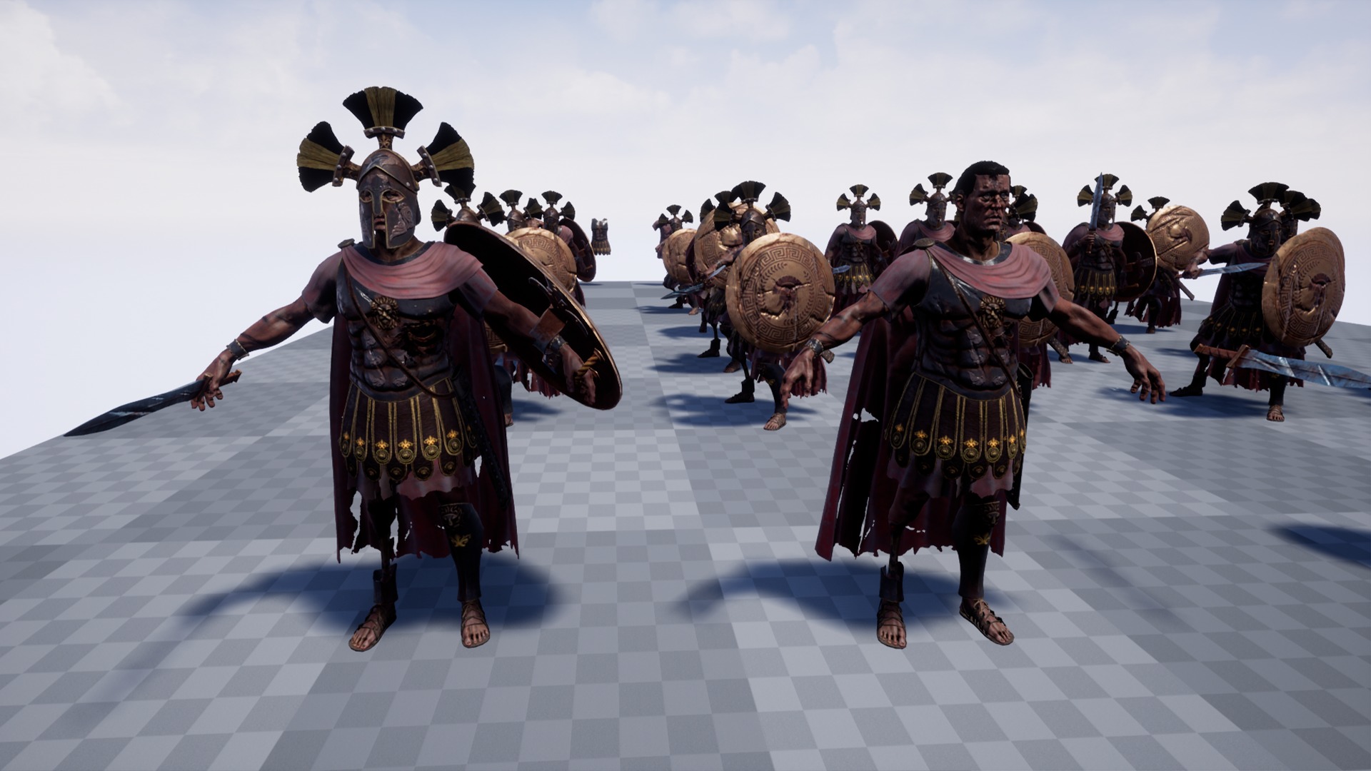 SPARTAN ROYAL GUARD UNDEAD 5 Low-poly 3D model_16