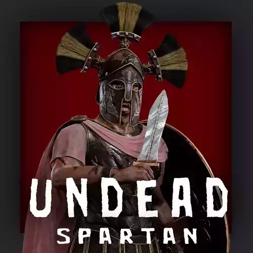 SPARTAN ROYAL GUARD UNDEAD 5 Low-poly 3D model