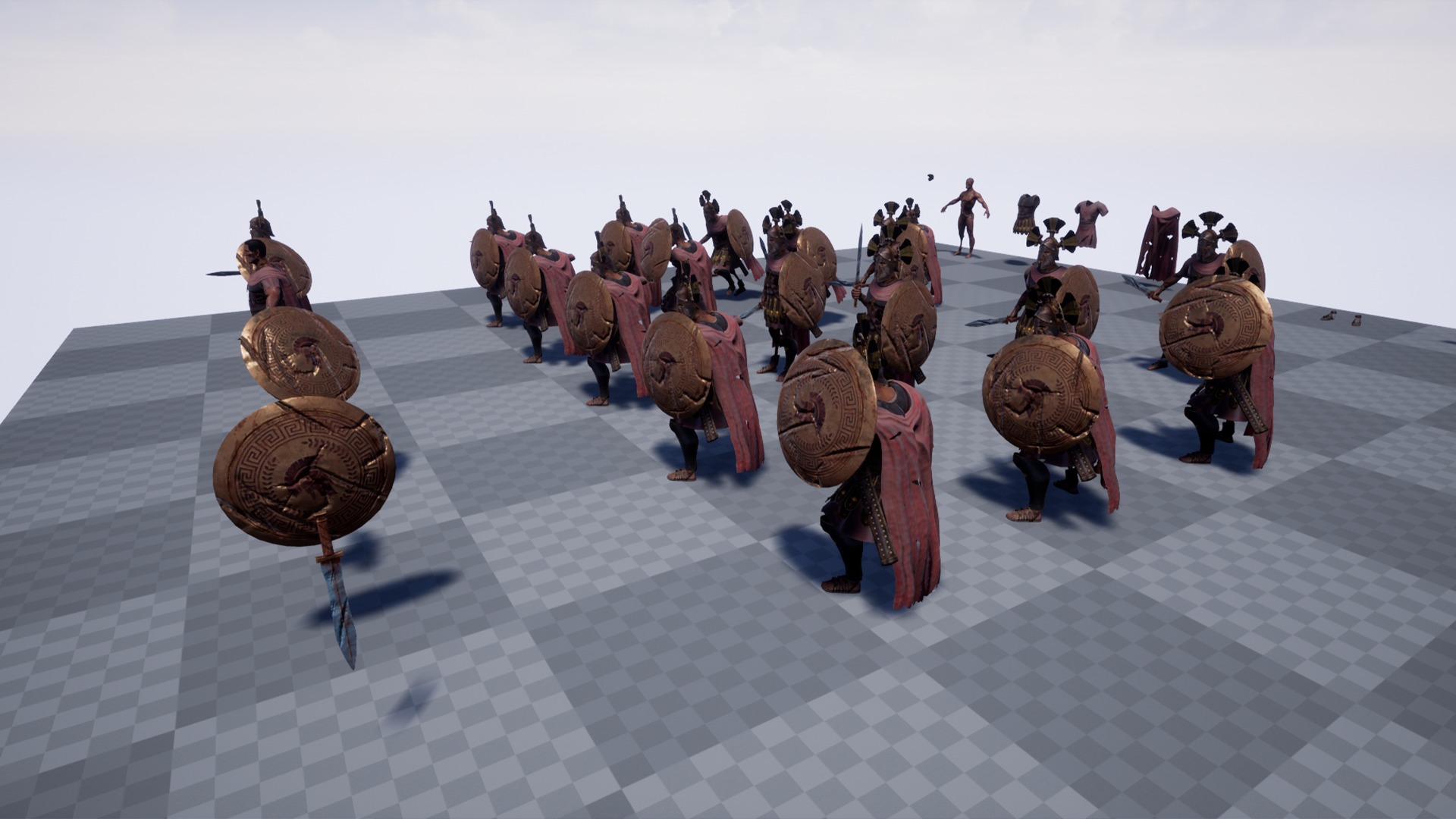 SPARTAN ROYAL GUARD UNDEAD 5 Low-poly 3D model_18