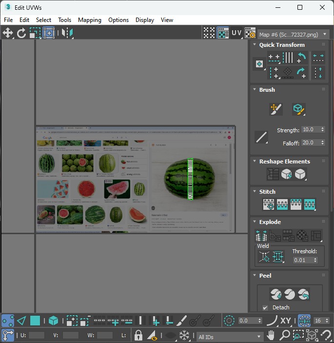 Grilled Watermelon 3D model_34