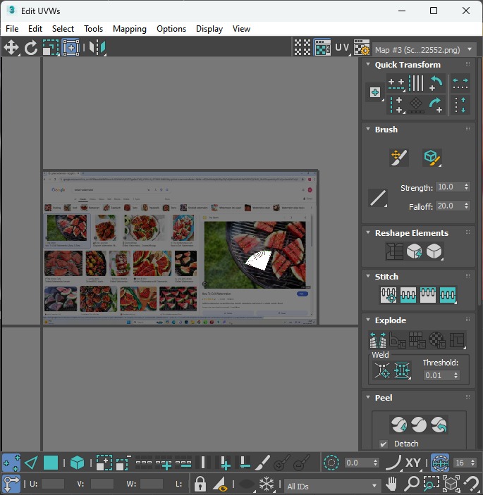 Grilled Watermelon 3D model_33