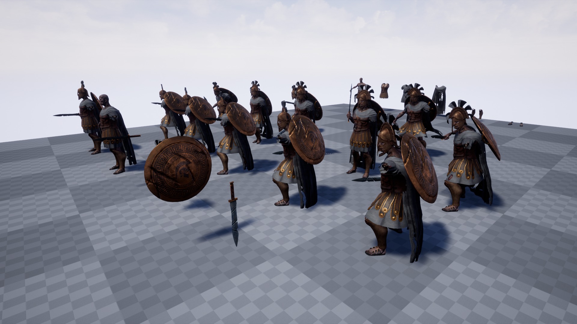 SPARTAN ROYAL GUARD UNDEAD 6 Low-poly 3D model_20