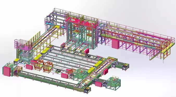 Car delivery final assembly line