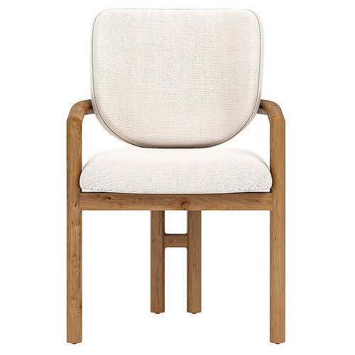 Madeira Dining Chair 3D model